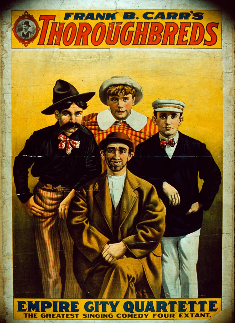 Cartaz para os puro-sangue de Frank B. Carrs de American School