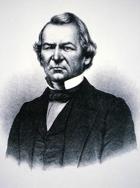 Presidente Andrew Johnson (1808-75) (gravura) de American School