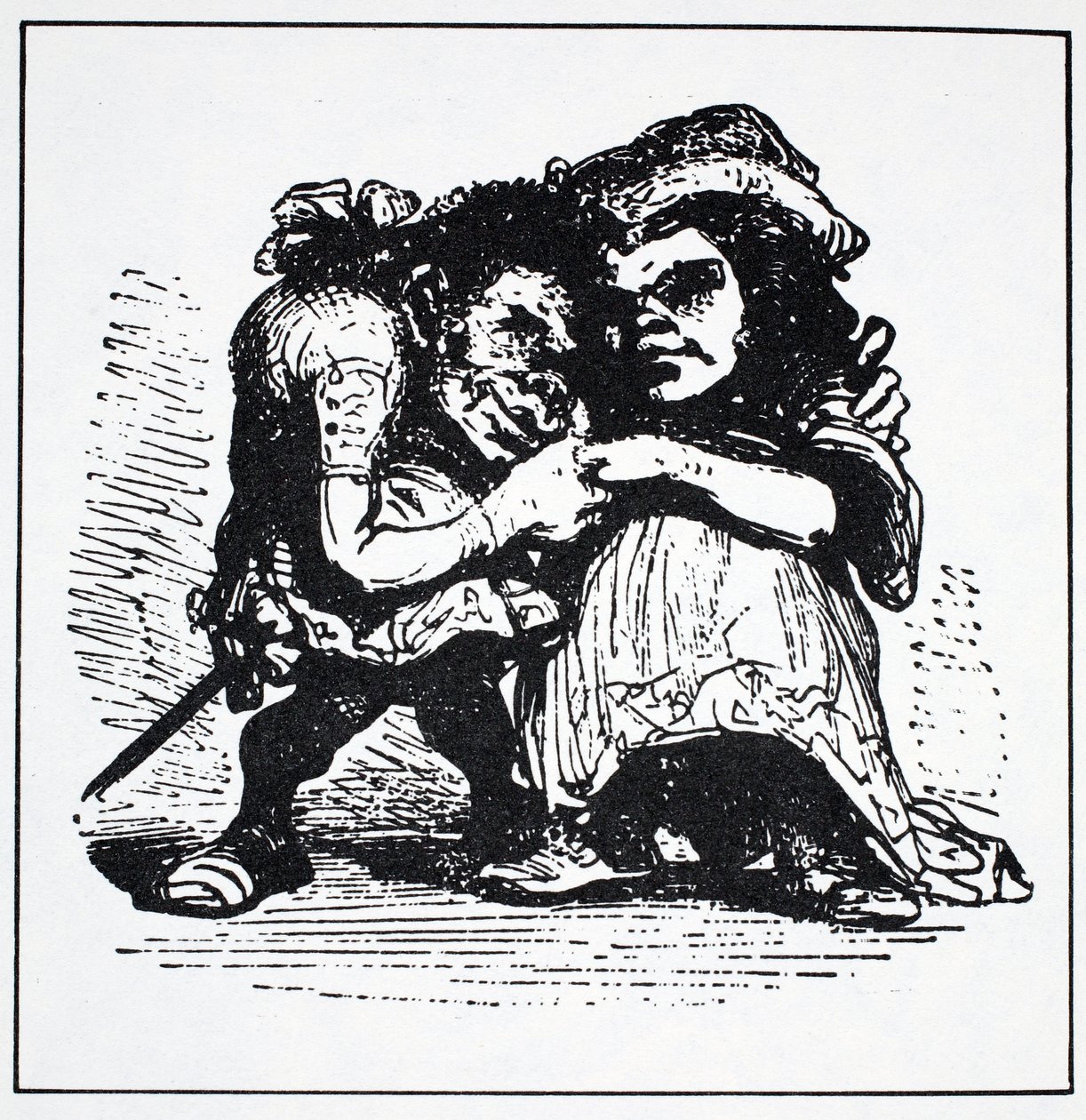 Elfos escandinavos, do Guia Mundial para Gnomos, Fadas, Elfos e outras pessoas pequenas por Thomas Keightley (1789-1872) Publicado em 1880 (Gravura em BW) de American School