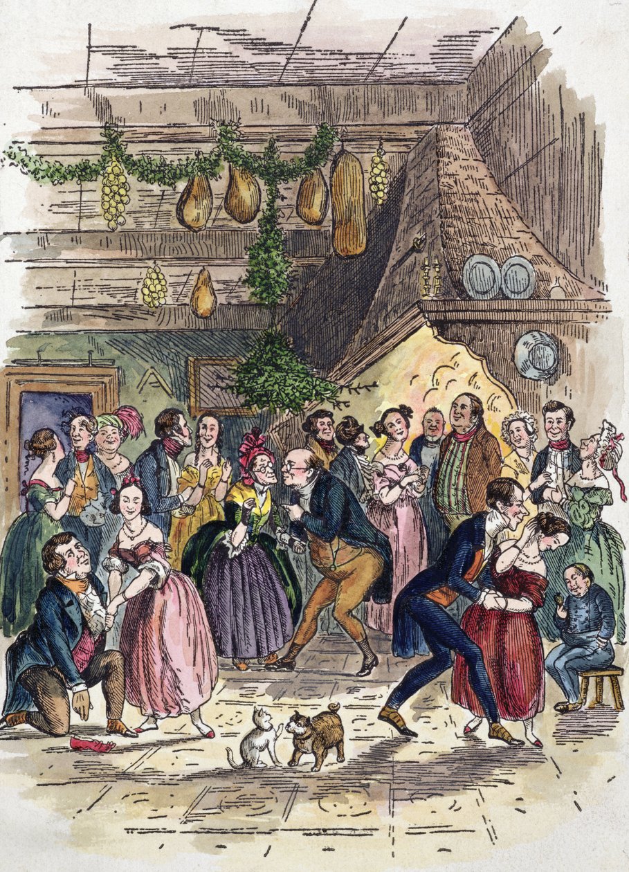 Cena de A Christmas Carol, de Charles Dickens de American School