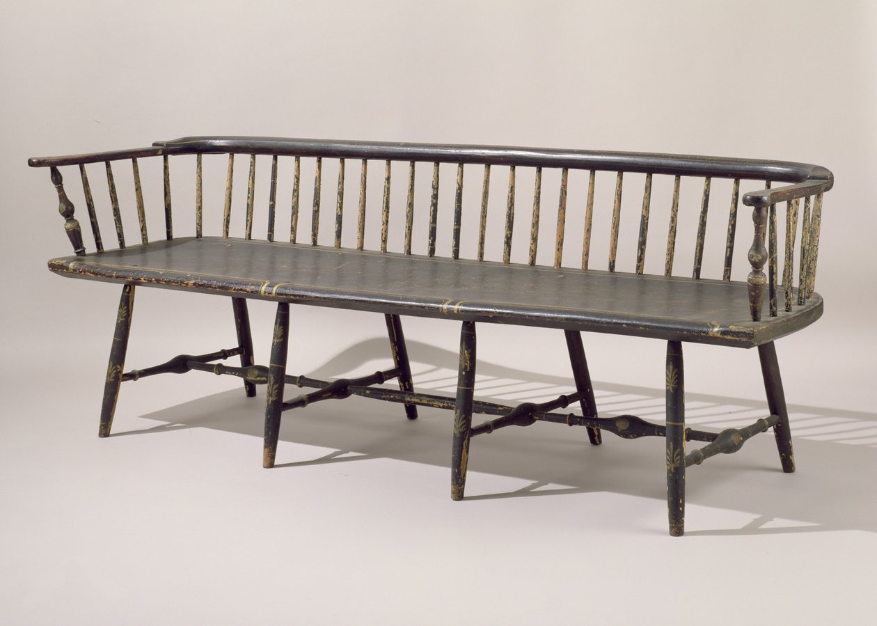 Canapé, 1807-14 (bordo pintado) de American School