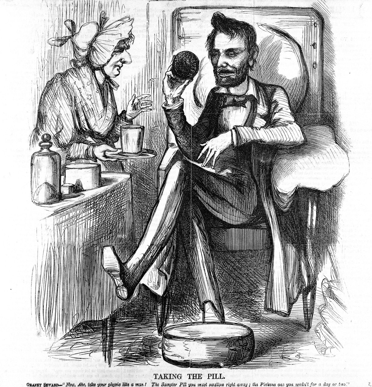 Tomando a pílula, dos humores da guerra de American School