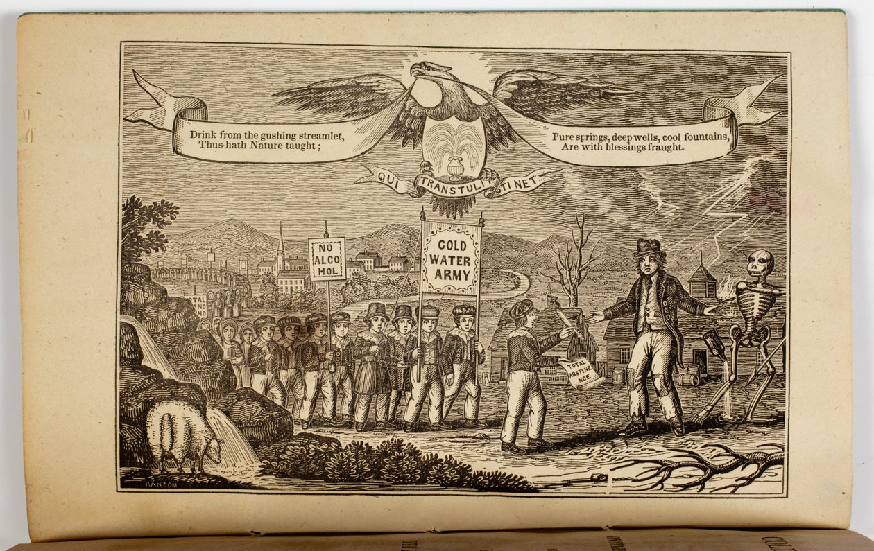 O juramento do exército de água fria, 1842 de American School