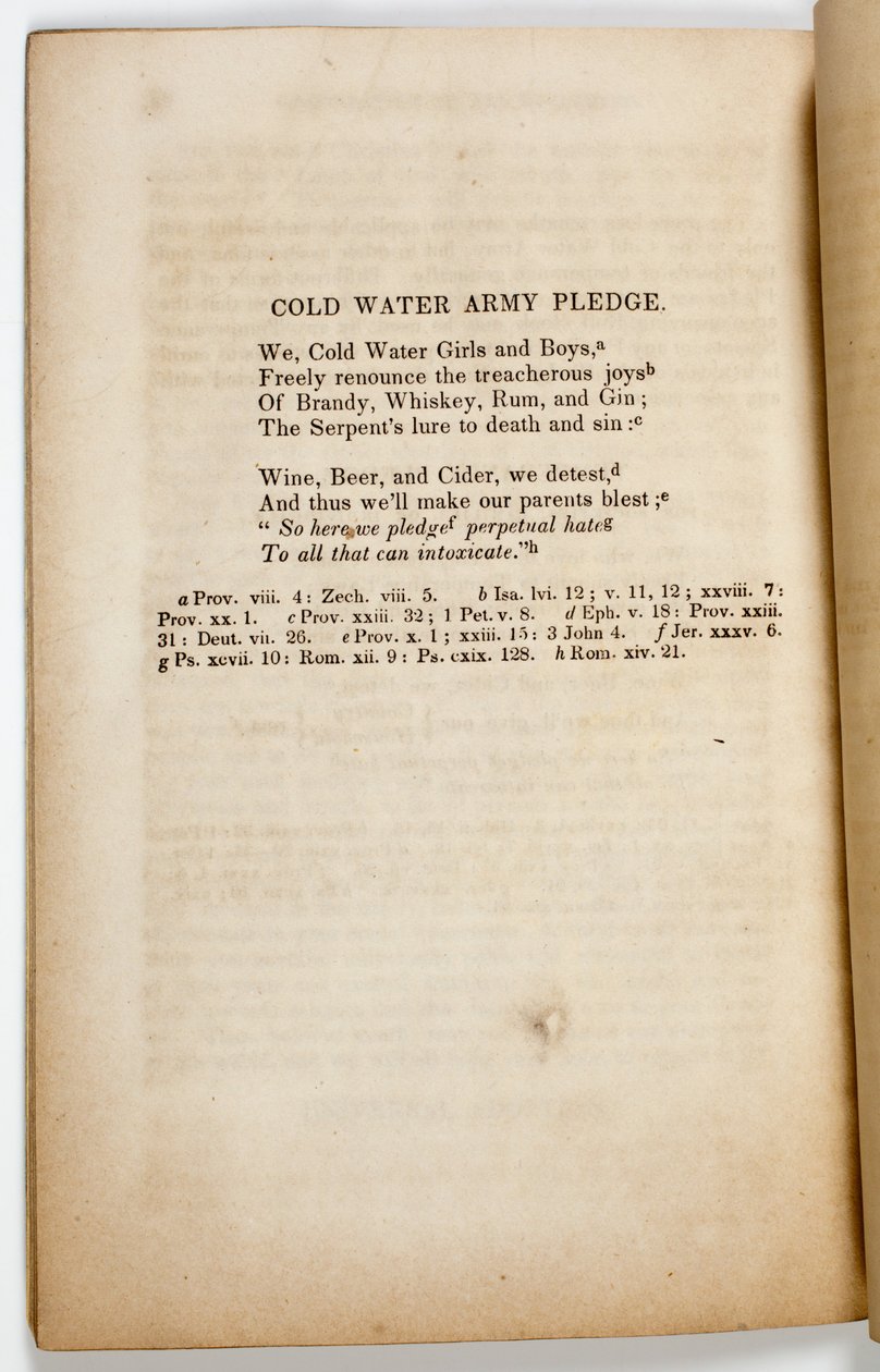 O juramento do exército de água fria, 1842 de American School