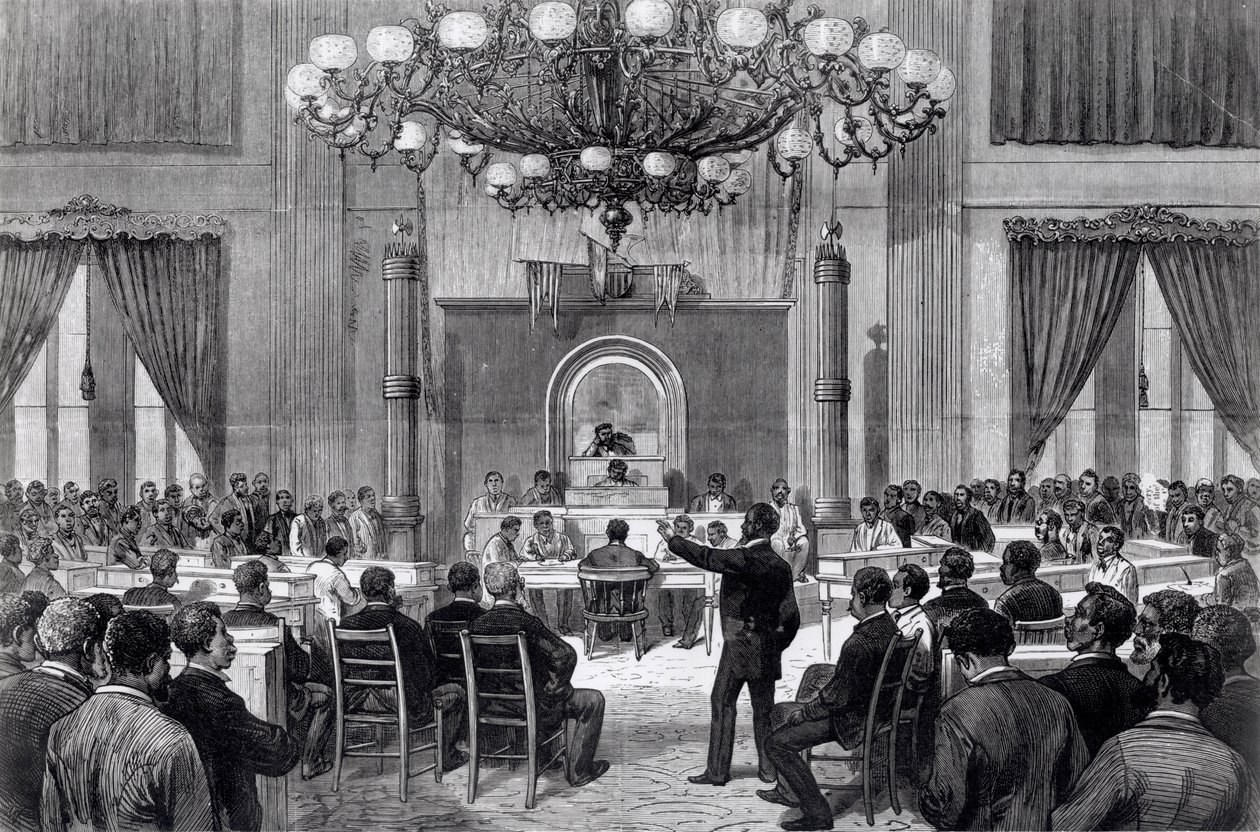 The Colored National Convention in Session, Nashville, Tennessee, 5-7 de Abril de 1876, do 