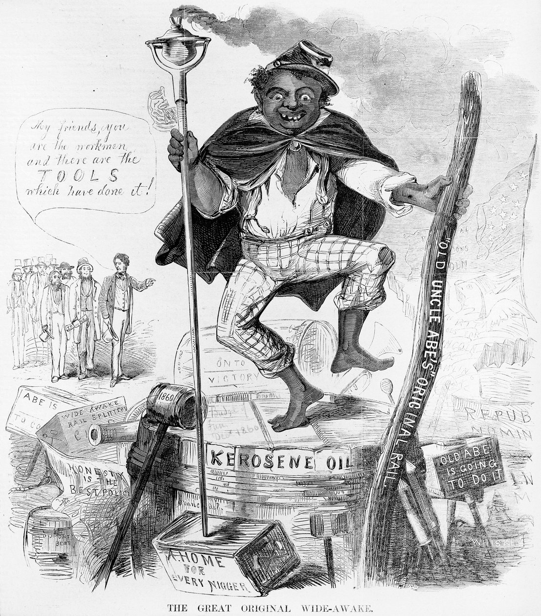 O grande original amplamente acordado, c.1860 de American School