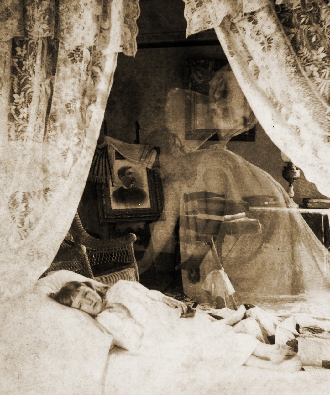 O Anjo da Guarda, 1901 (estereógrafo) de American School