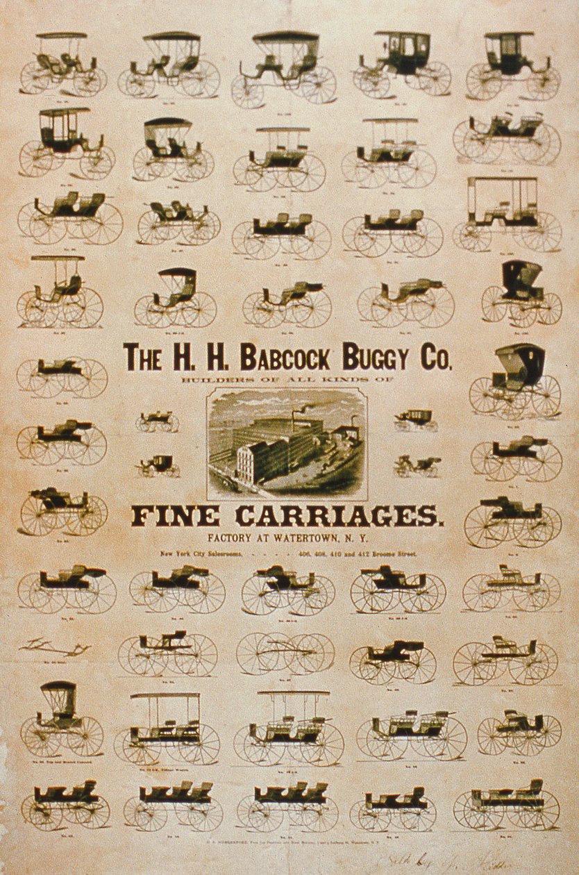 A HH Babcock Buggy Company, carrinhos finos de American School