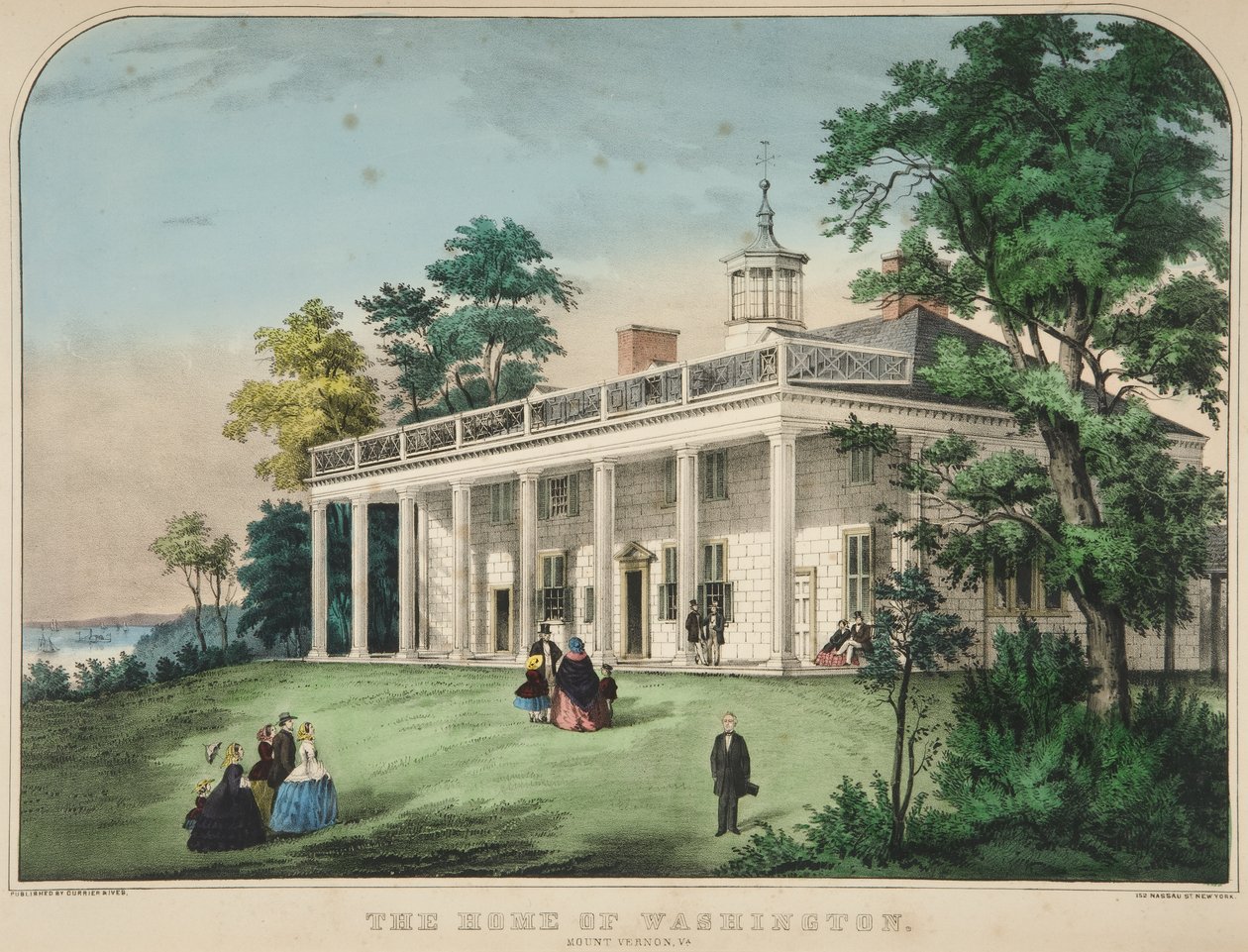 O Lar de Washington, Monte Vernon, Virgínia de American School