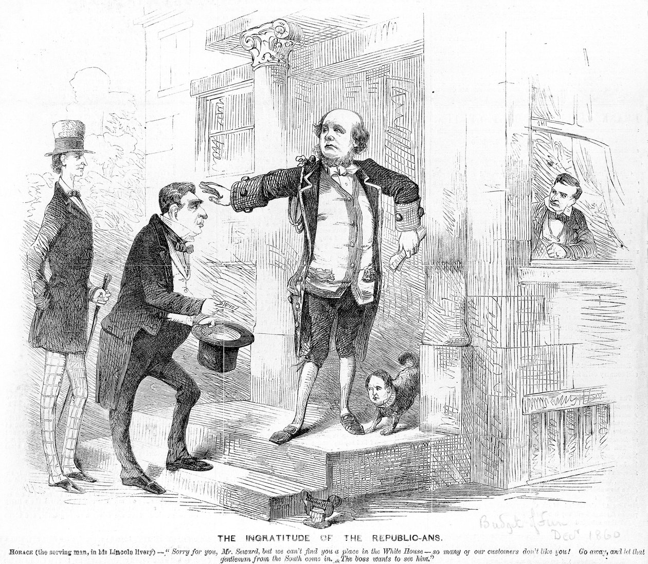 A ingratidão dos republicanos, c.1860 de American School