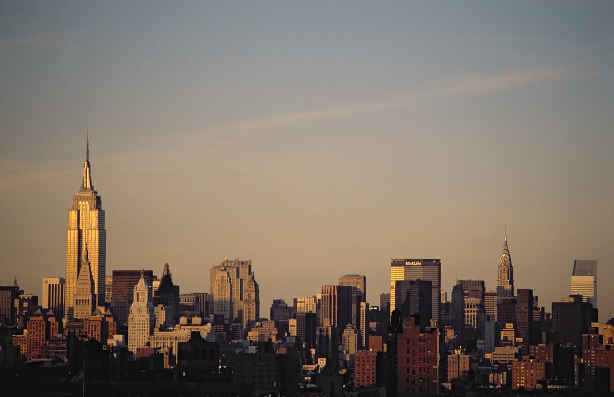 O horizonte de manhattan de American School