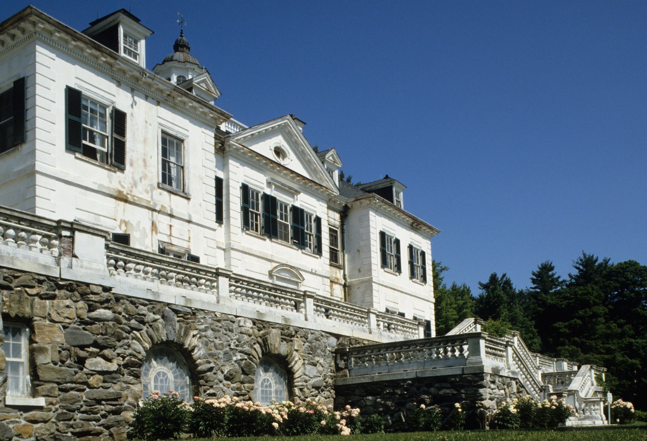 O Monte, projetado por Edith Wharton, concluído em 1902 de American School