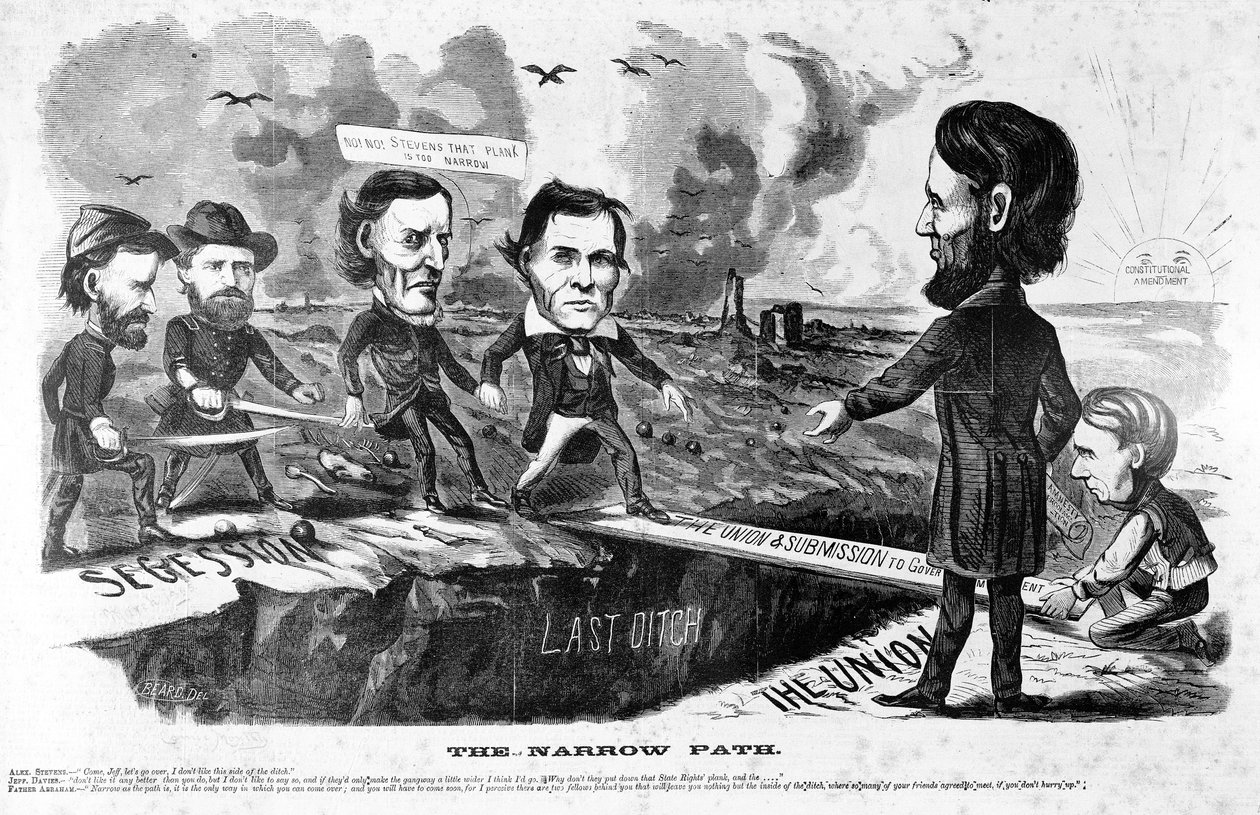 O caminho estreito, c.1863 de American School