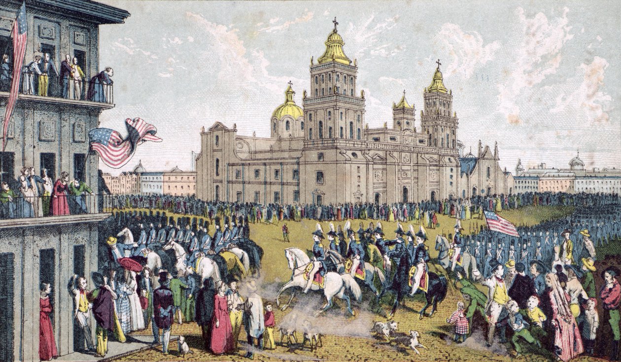 A ocupação da capital do México pelo exército americano, 1846-48 de American School