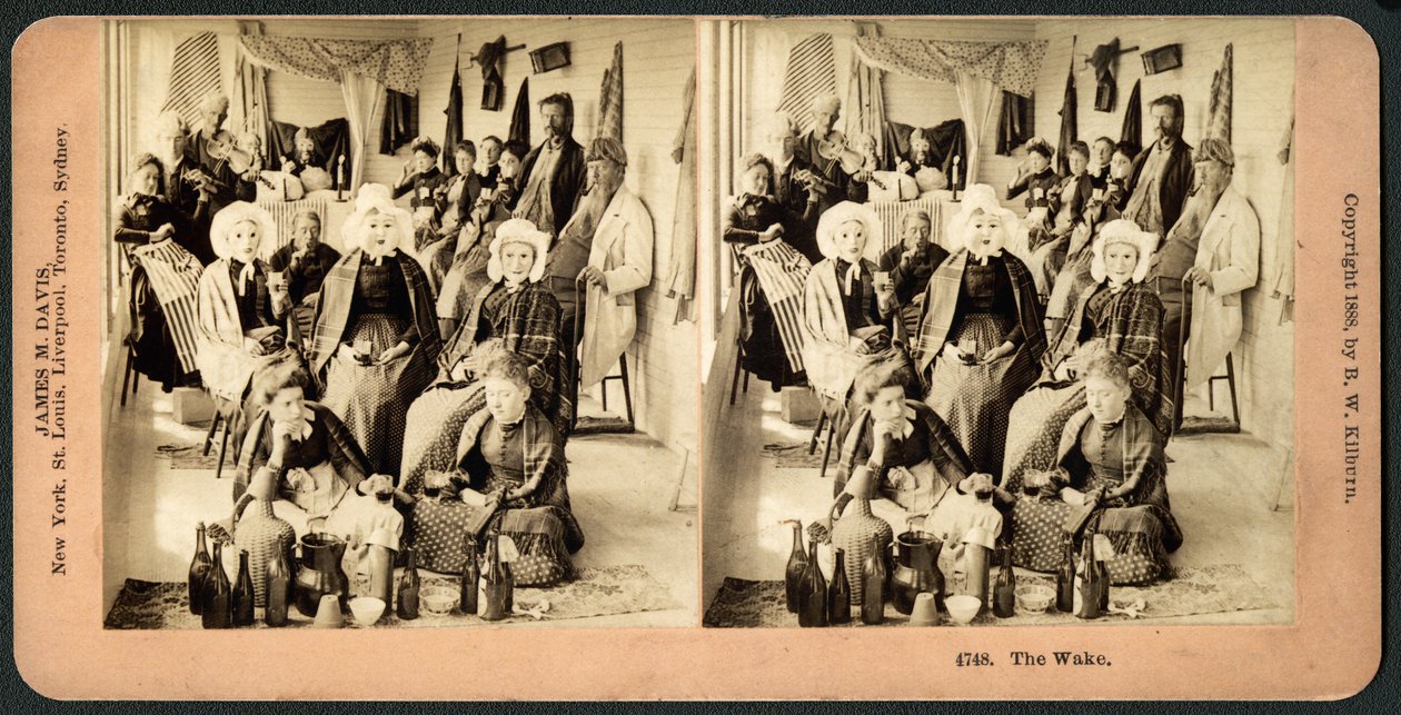O Despertar, c.1890 (estereógrafo) de American School
