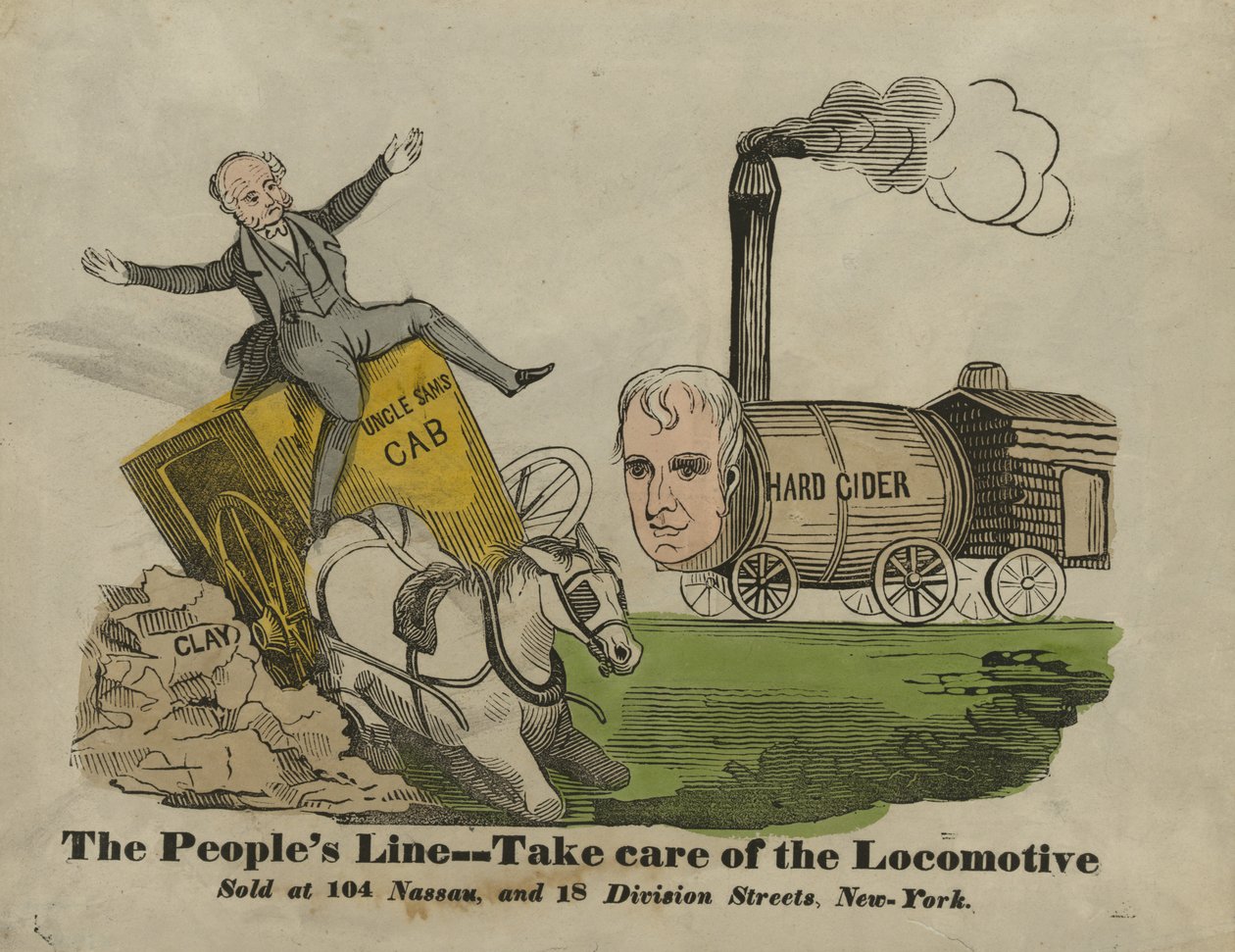 A linha do povo... Tome conta da locomotiva. de American School