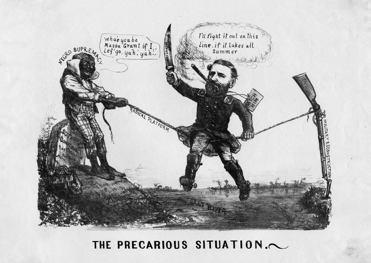 A precária situação, c.1868 de American School