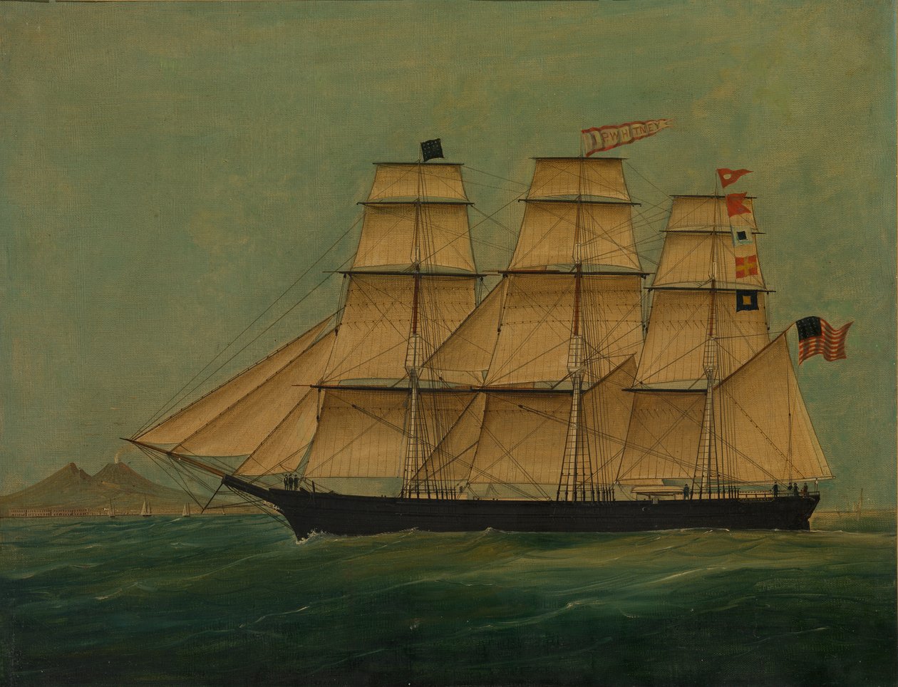 O navio J. P. Witney de American School