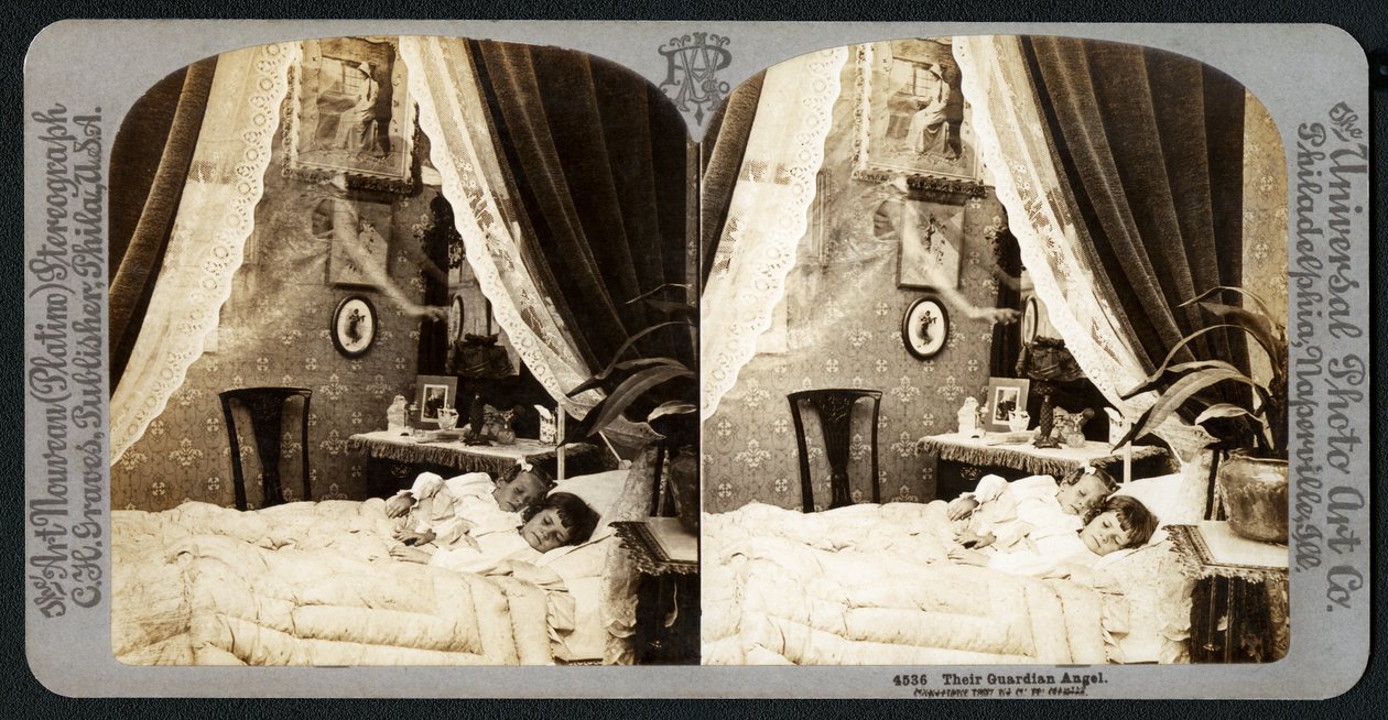 Seu Anjo da Guarda, 1897 (estereógrafo) de American School