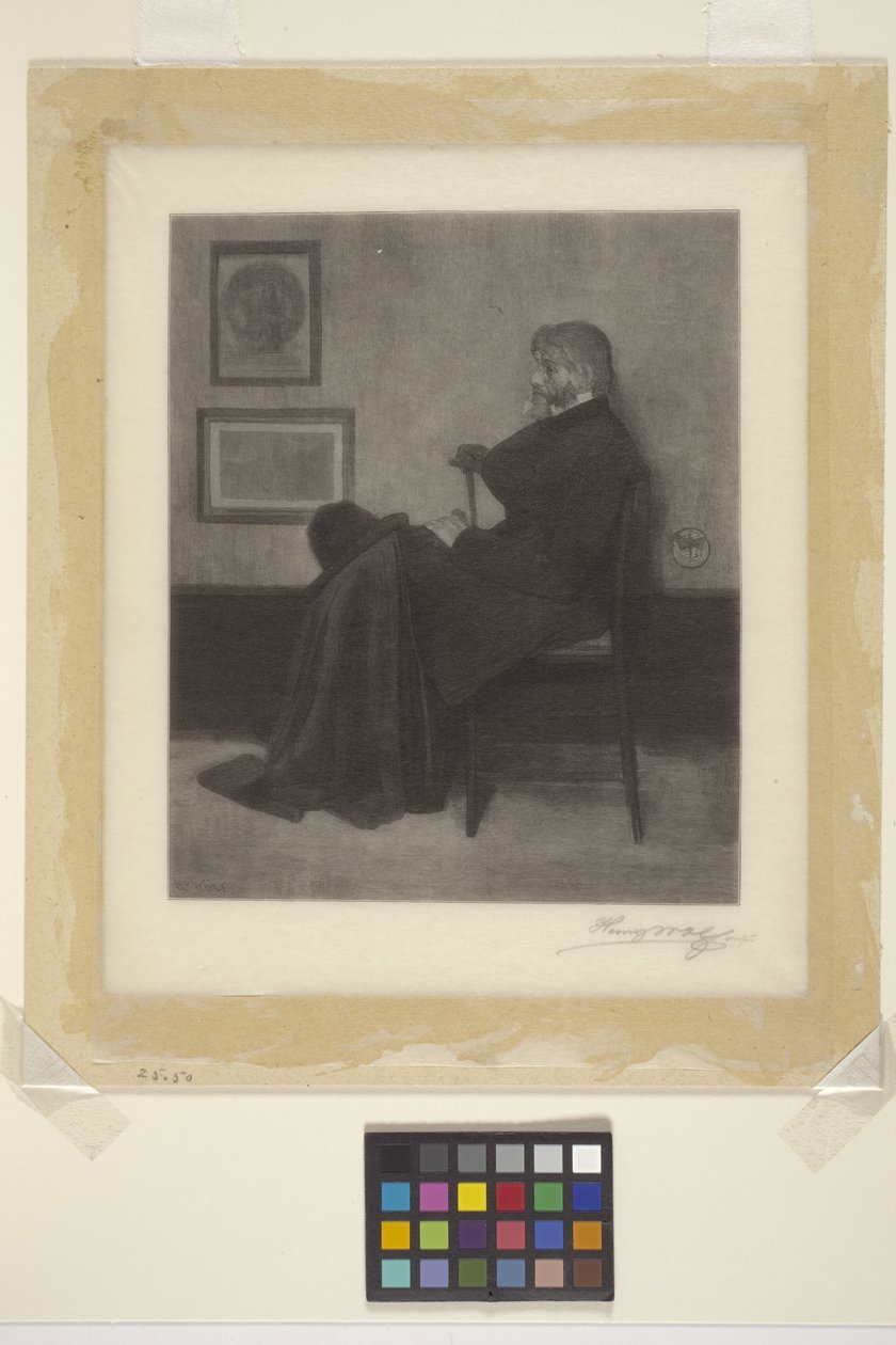 Thomas Carlyle (gravura em madeira) de American School