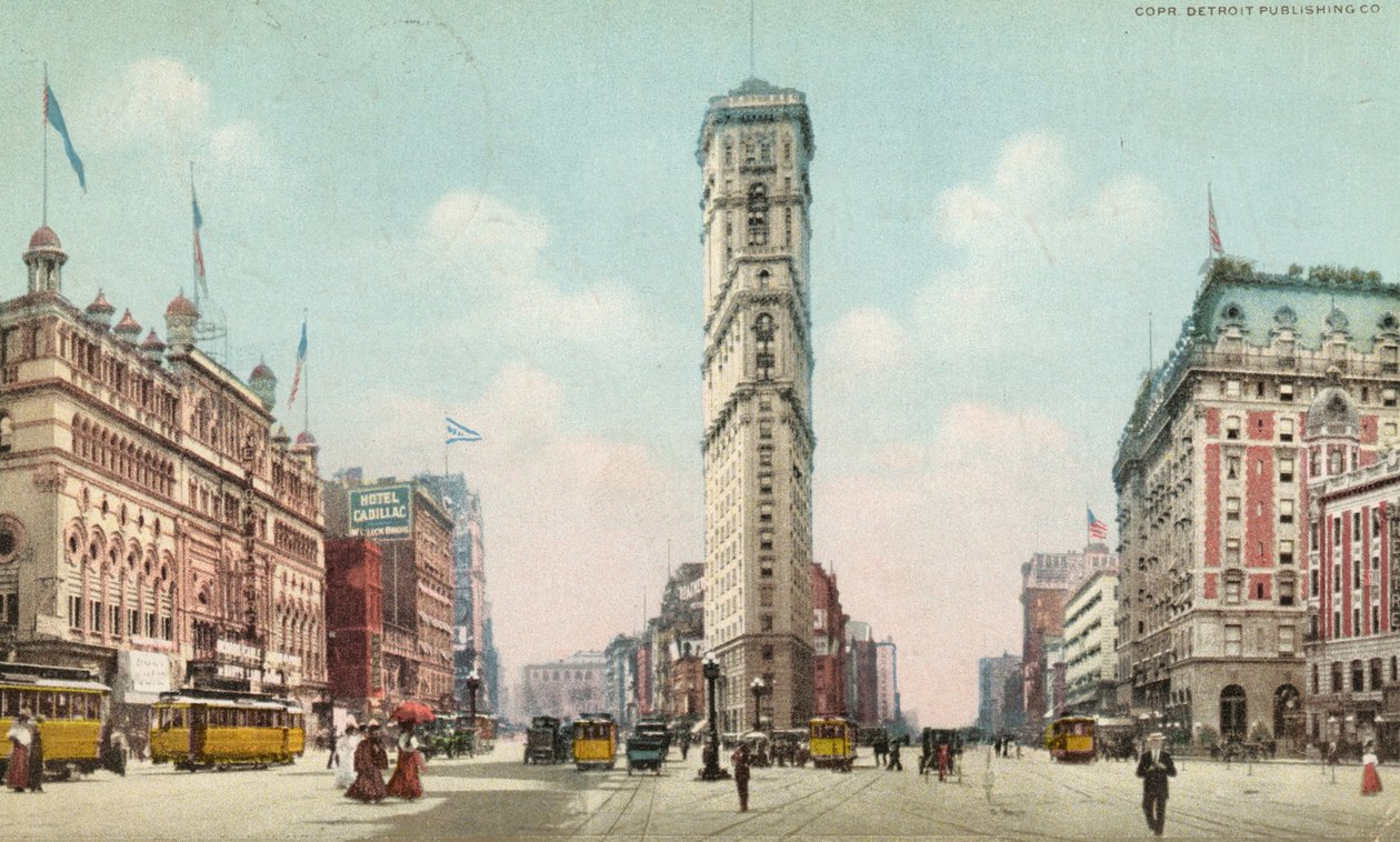 Times Square, Nova Iorque, c.1910 de American School