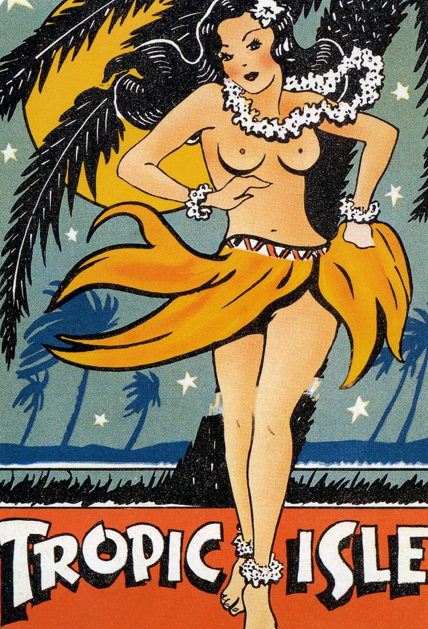 Cartaz da Ilha dos Trópicos de American School