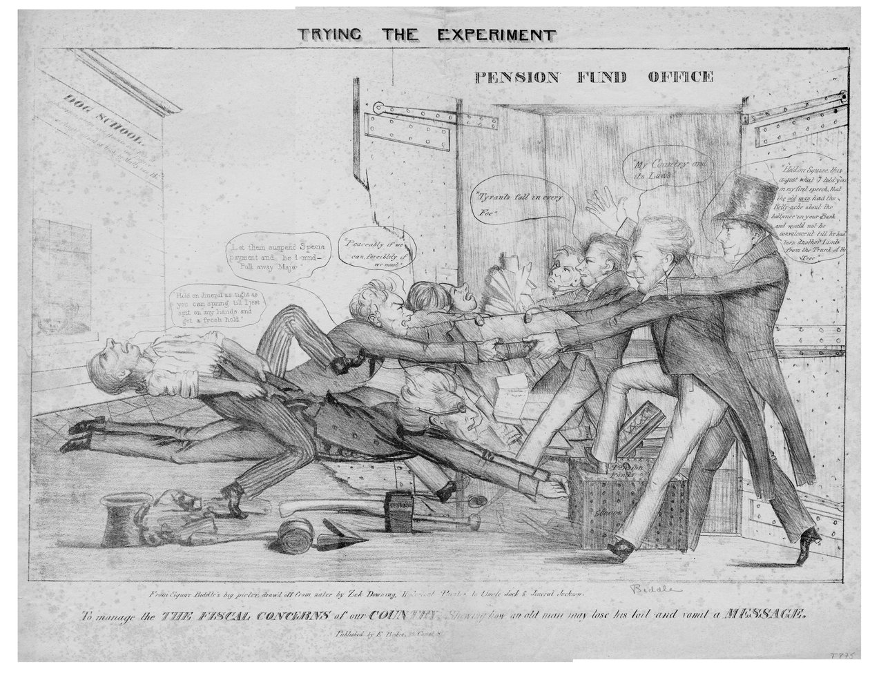 Tentando o experimento, 1833 de American School