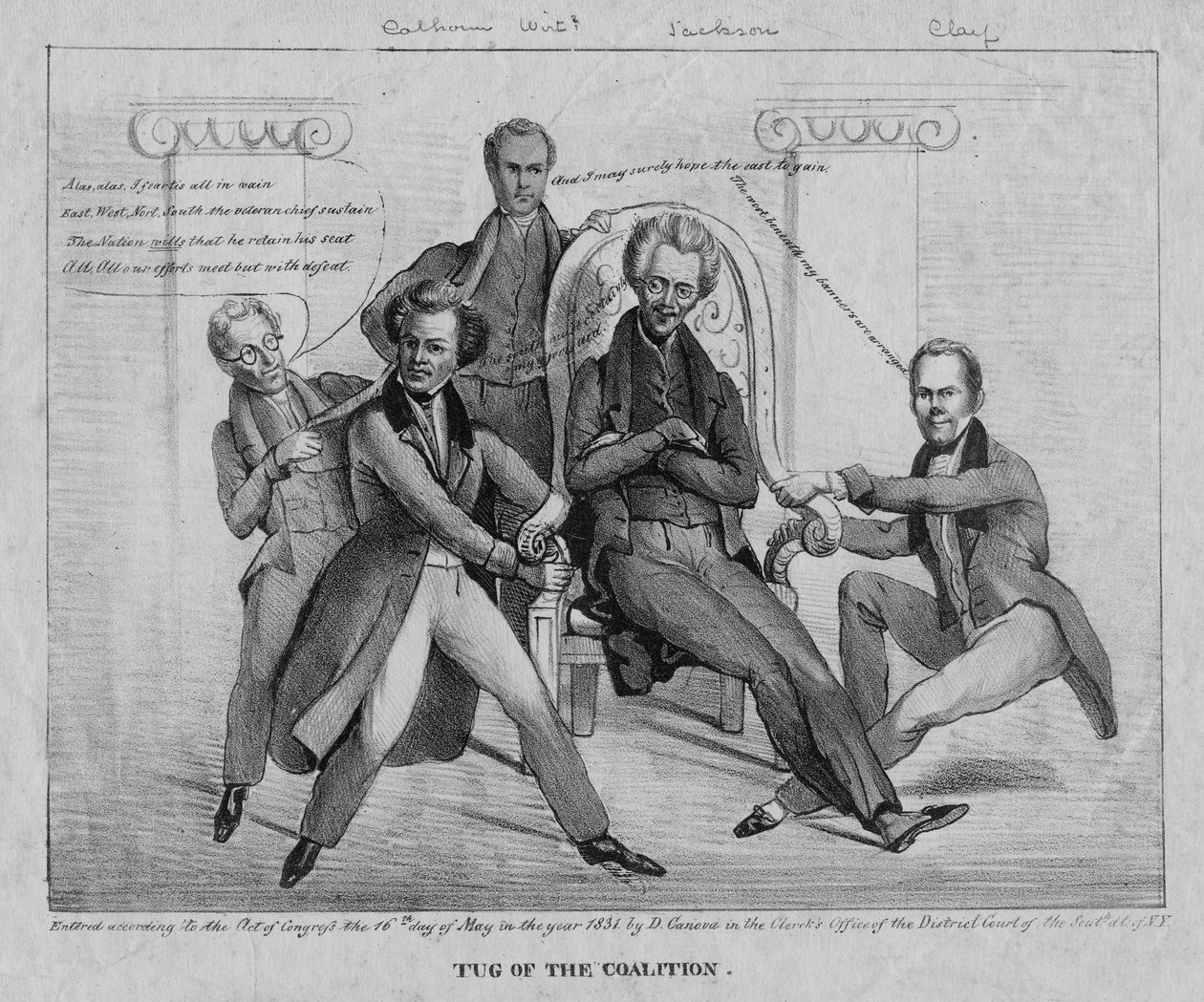 Rebocador da coligação, 1831 de American School