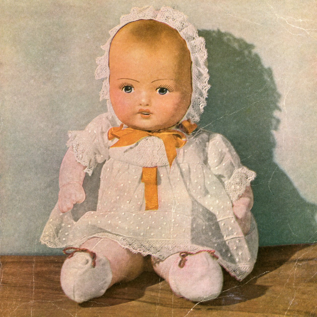 Natureza morta infantil vintage - Boneca de American School