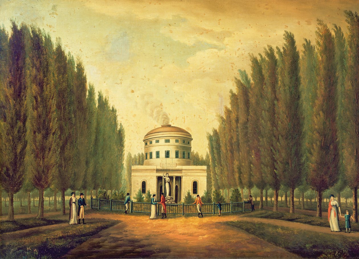 Obras de Água, Center Square, Filadélfia, c.1815 de American School