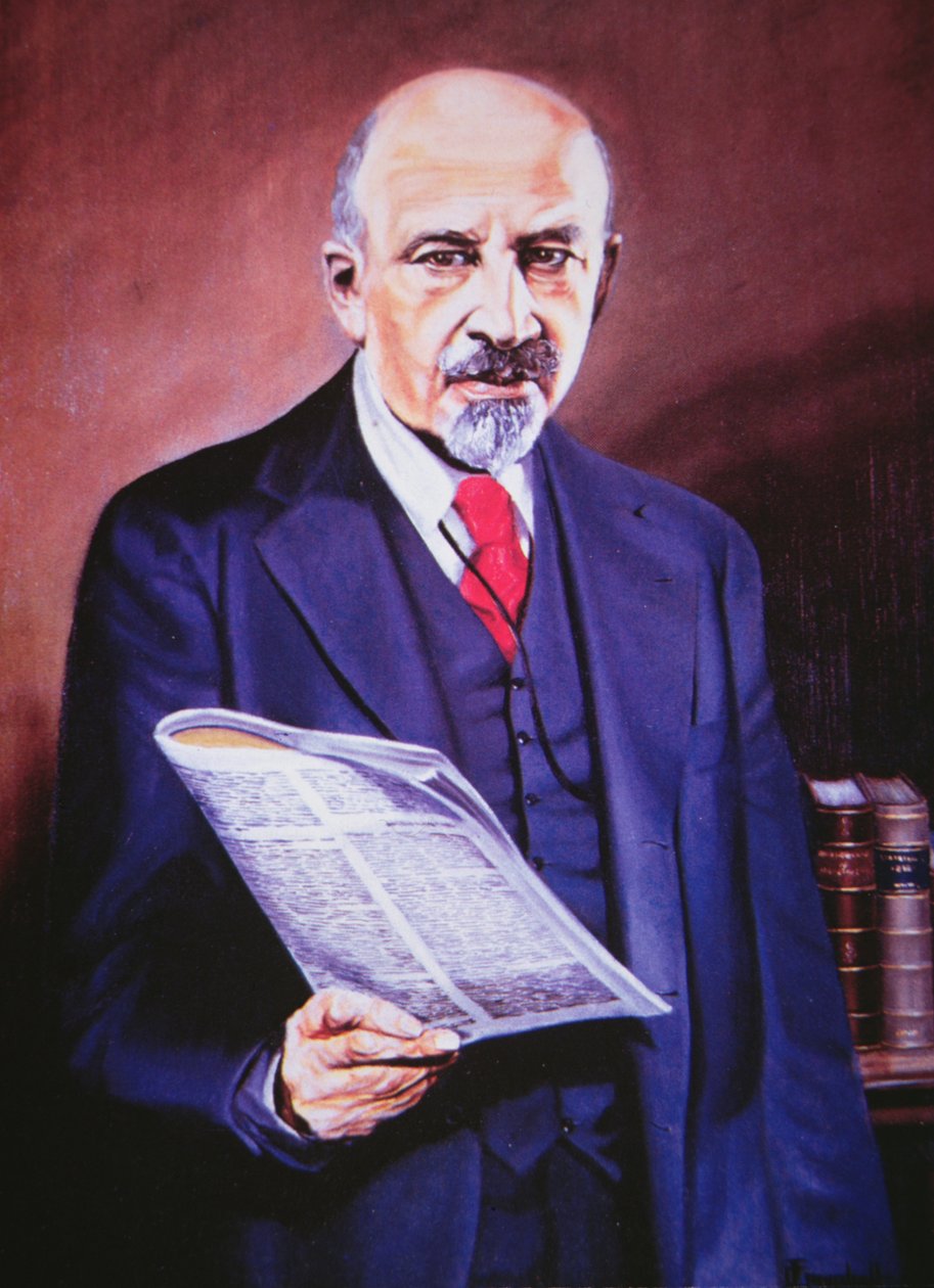 William Edward Burghardt du Bois (1868-1963) (óleo sobre tela) de American School