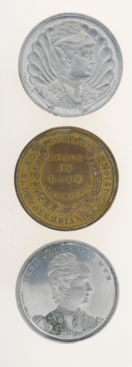 Medalhas de recordação da Exposição Mundial da Colúmbia de American School