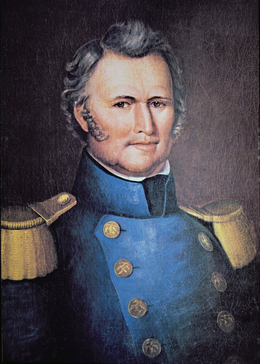 Zachary Taylor (cor litho) de American School