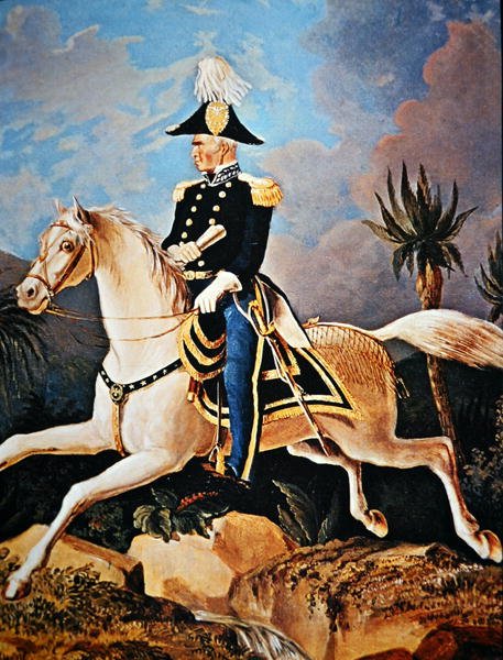 Zachary Taylor (cor litho) de American School