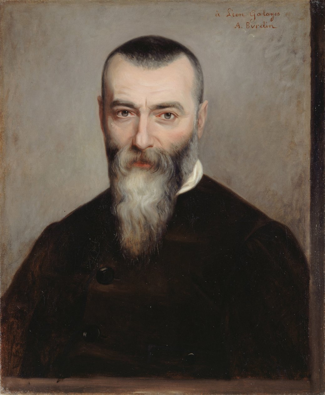 Retrato de Alphonse Karr 1808-1890, 1865. de Amélie Burdin