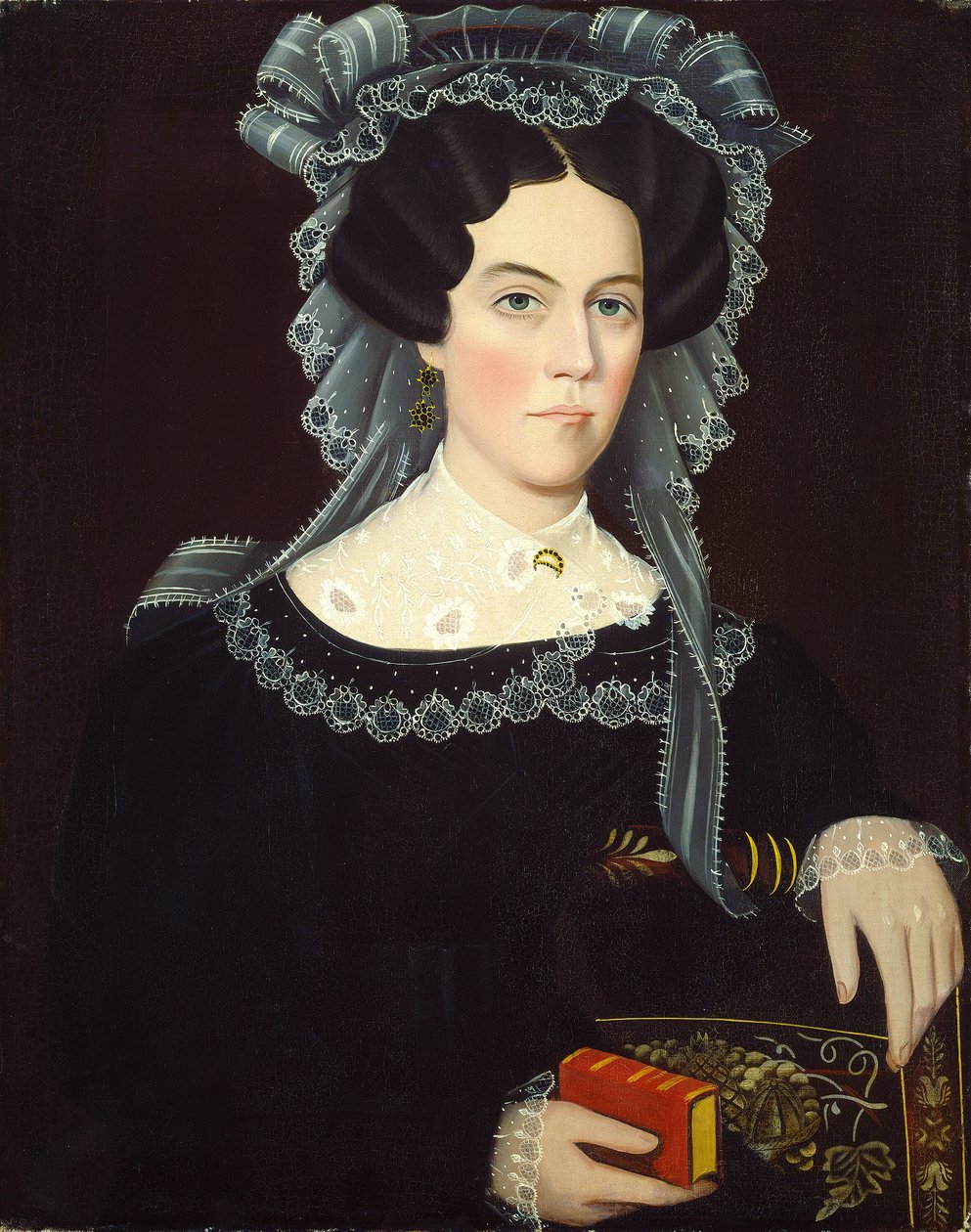 Catherine A. May, c. 1830. de Ammi Phillips