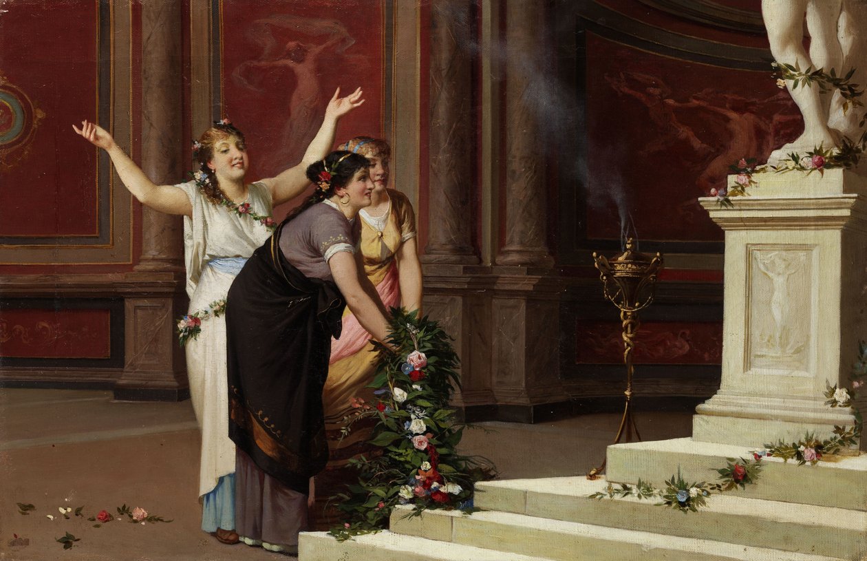 Das Venusopfer de Amos Cassioli