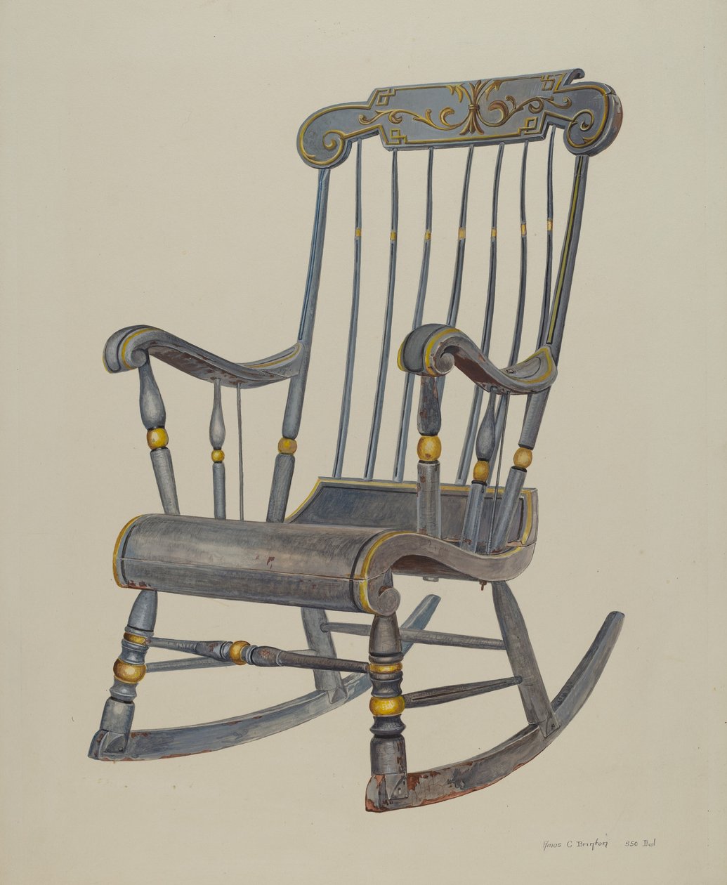Cadeira de balanço de Amos C. Brinton