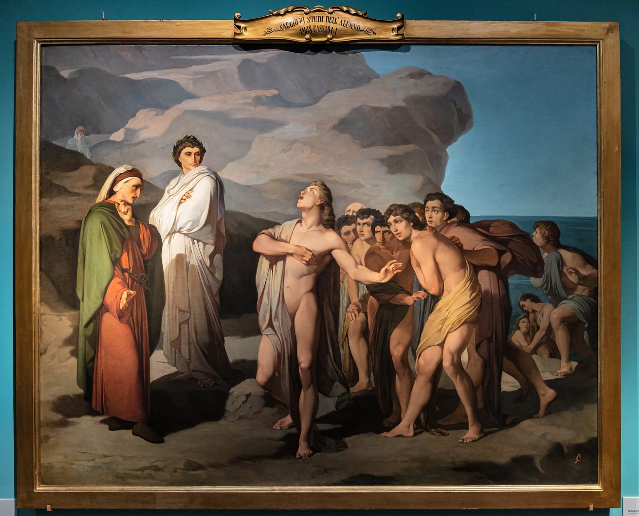 Dante e Casella de Amos Cassioli