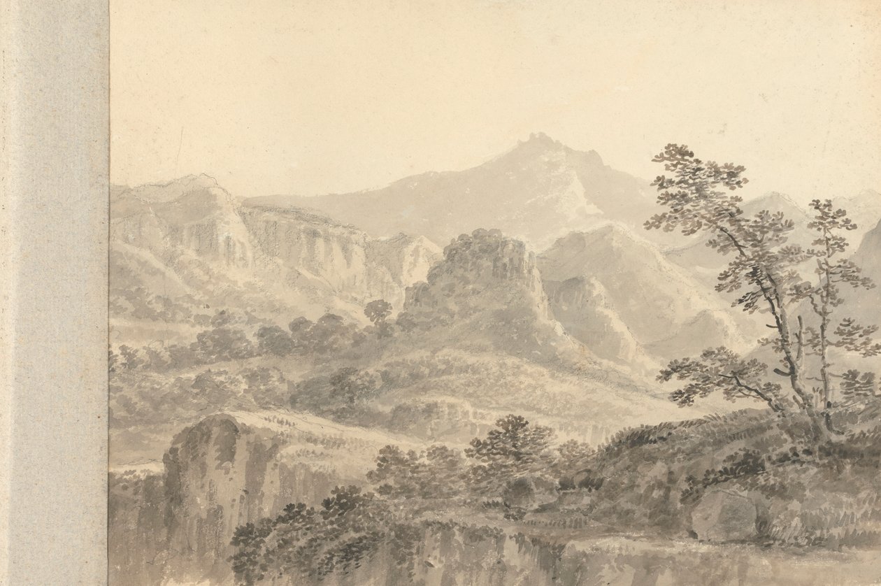 Paisagem montanhosa de Amos Green
