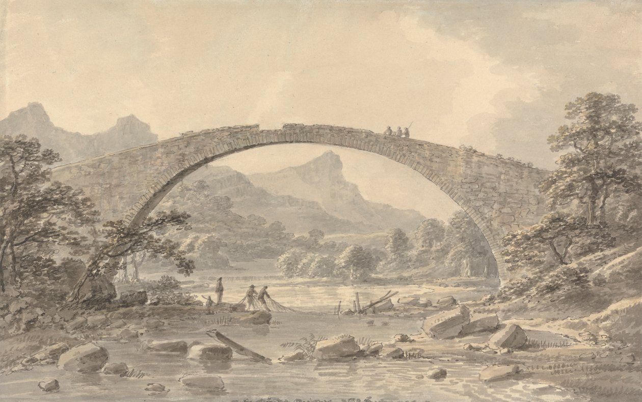Pont Newydd perto de Dolgelly de Amos Green