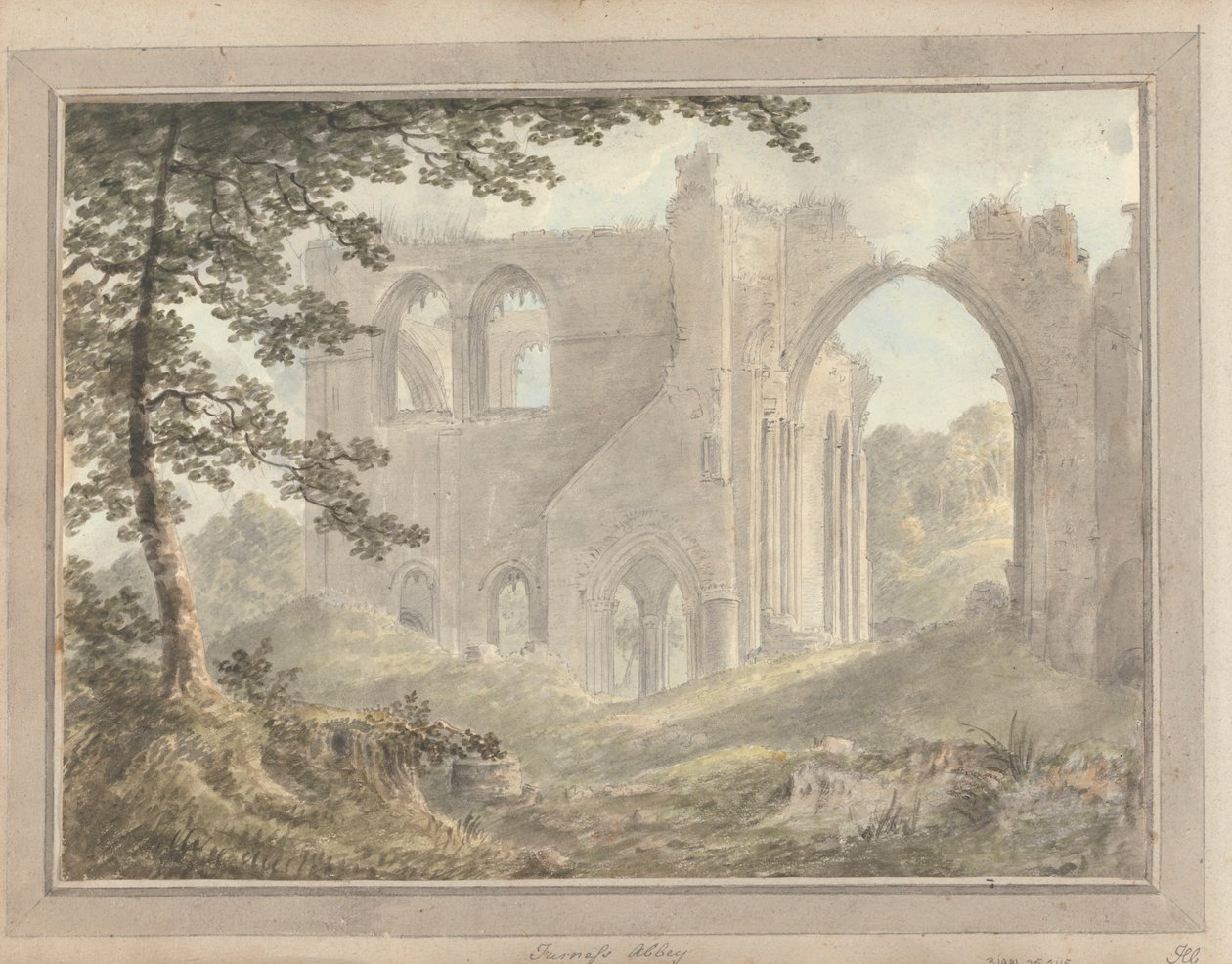 Vistas em Inglaterra, Escócia e País de Gales: Abadia de Furness de Amos Green