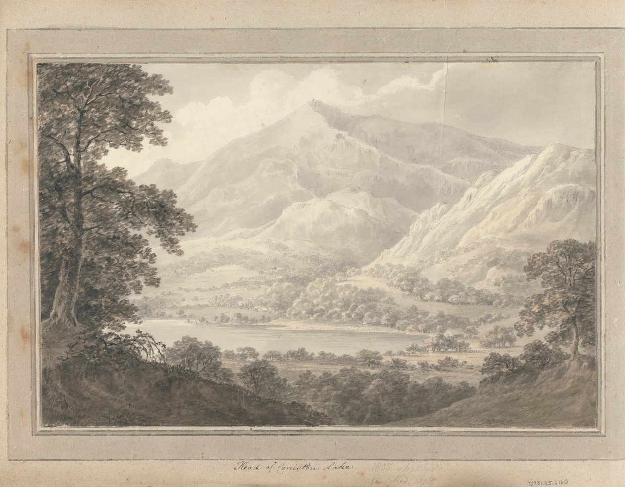 Vistas em Inglaterra, Escócia e País de Gales: Cabeça de Coniston Lake de Amos Green