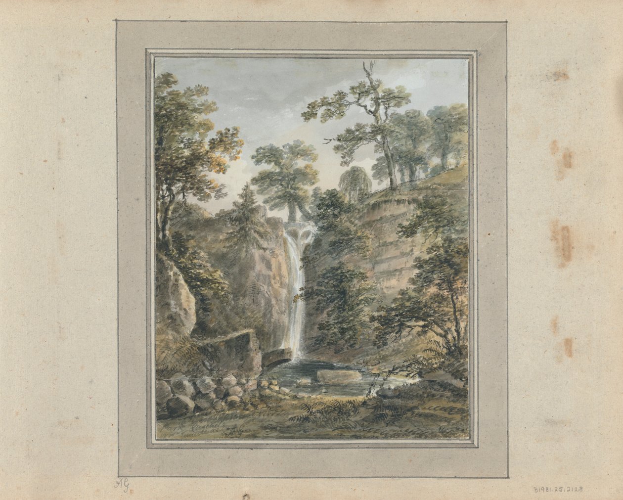 Vistas em Inglaterra, Escócia e País de Gales: Cascata do Parque de Amos Green