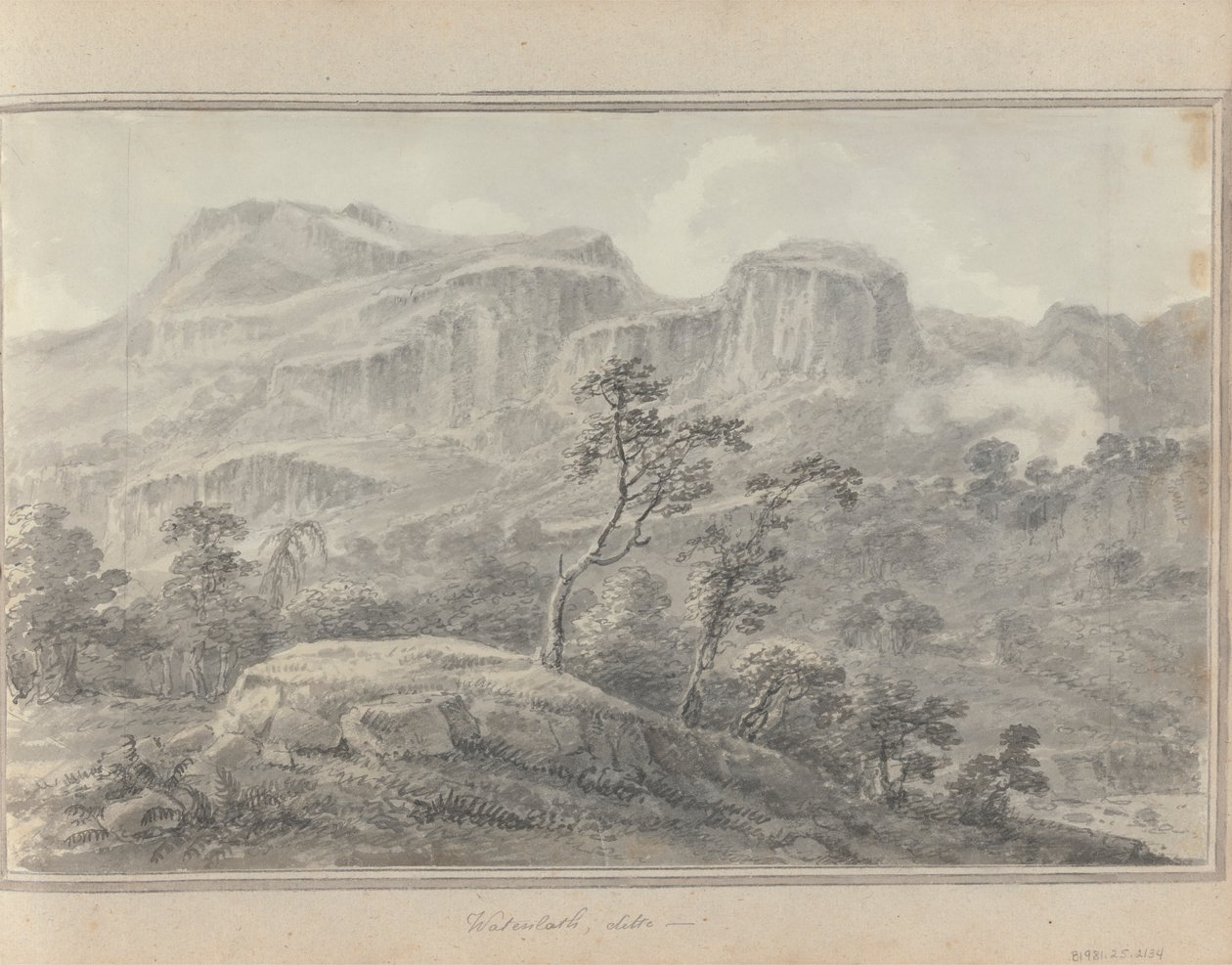 Vistas em Inglaterra, Escócia e País de Gales: Watenlath, 30 de Agosto de 1802 de Amos Green