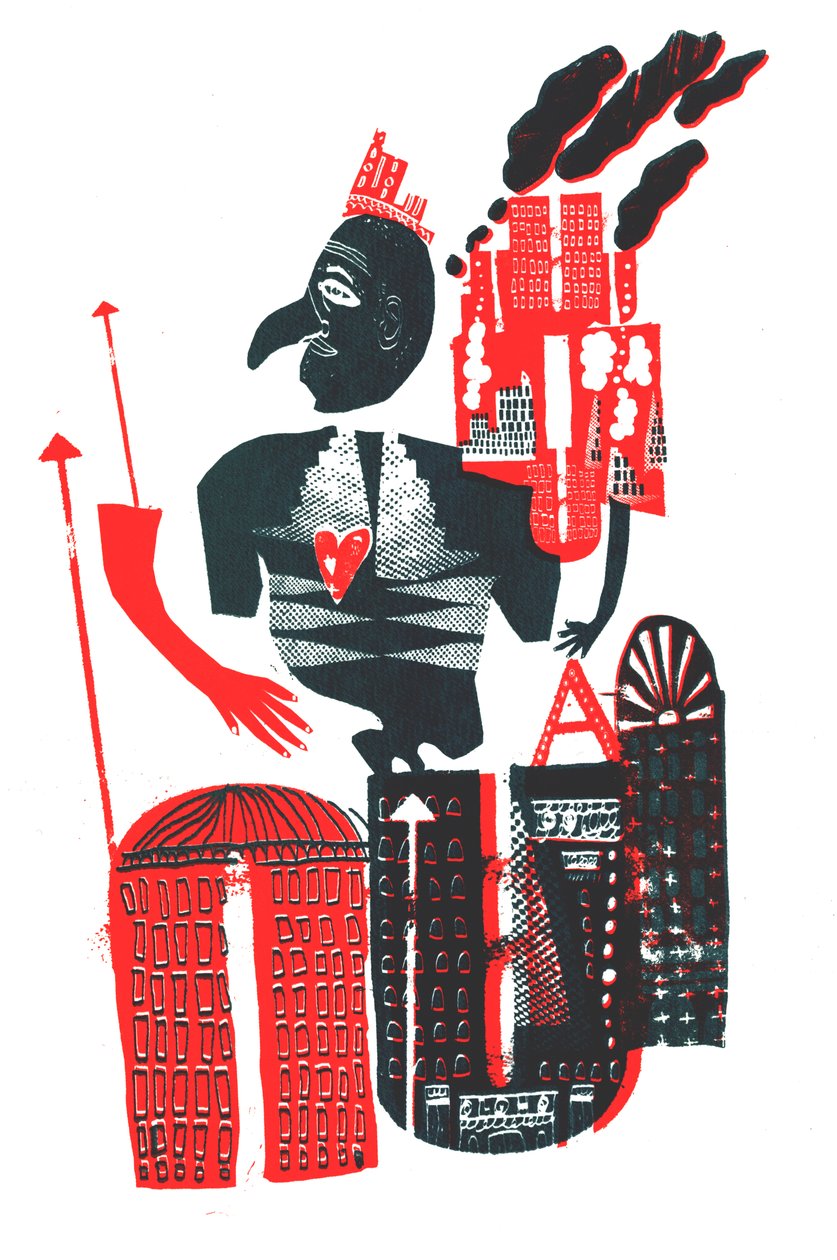 Body Builder, 2015 (serigrafia) de Amy Louise Evans