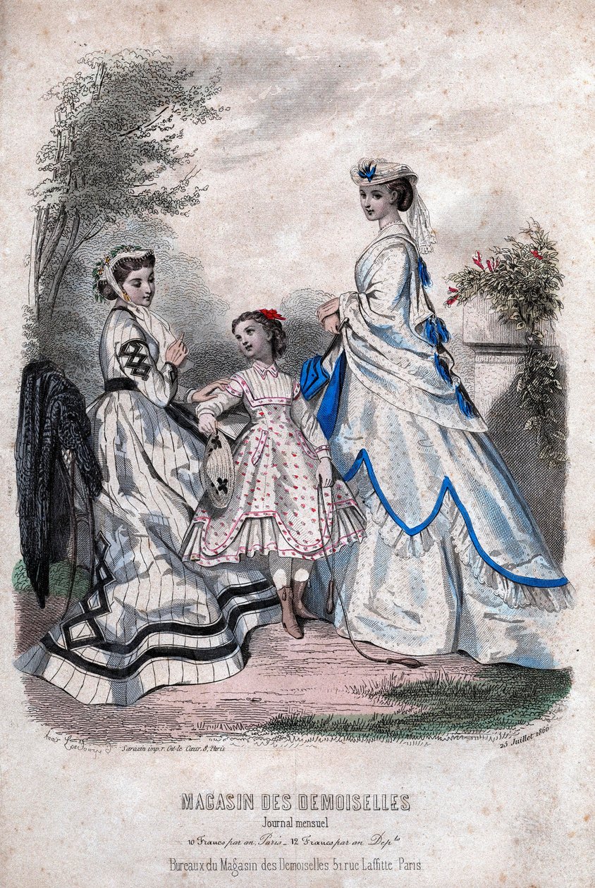 Documento de moda francês "Magasin des Demoiselles", Paris, 25 de julho de Anais Toudouze