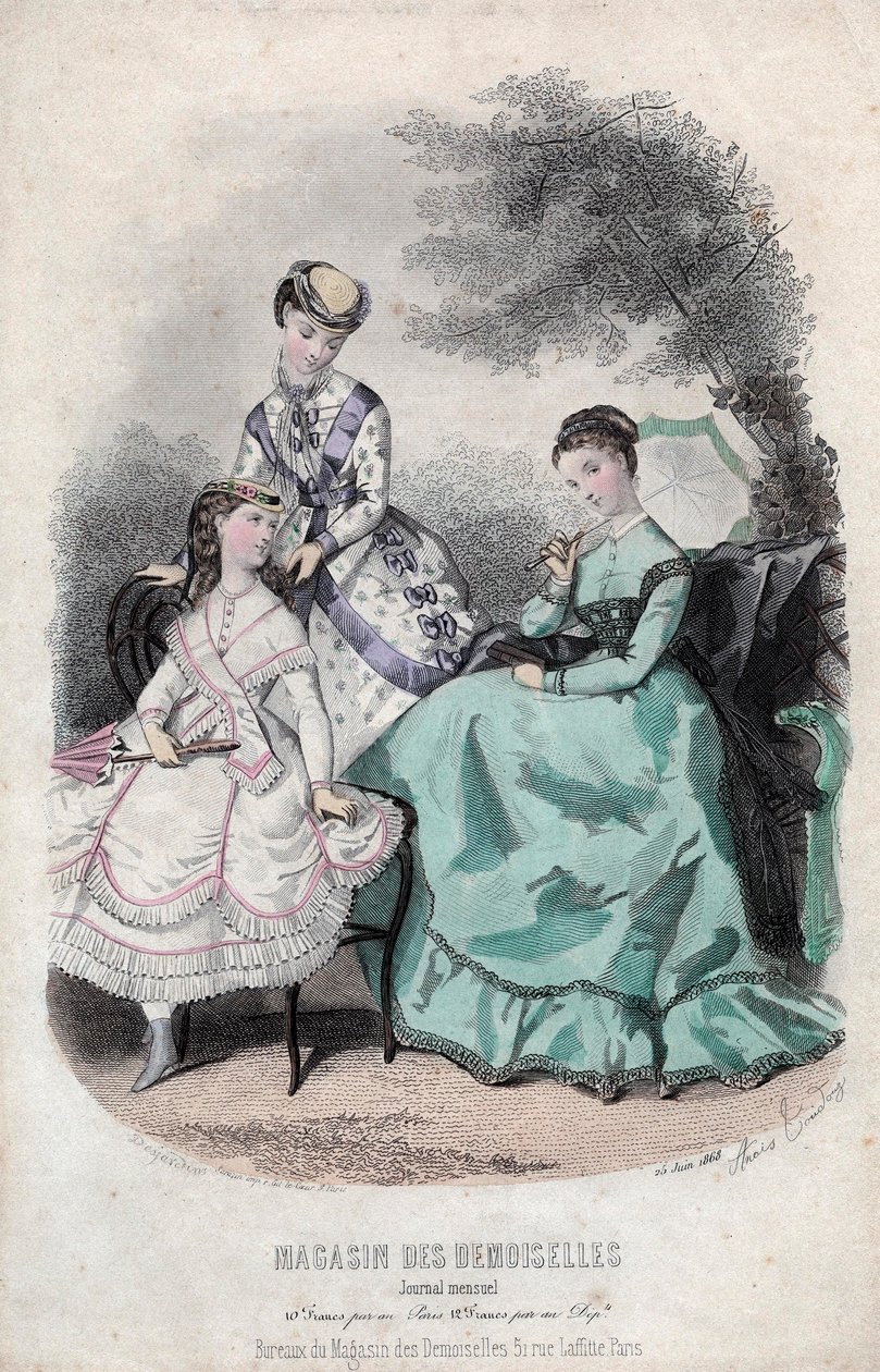 Documento de moda francês "Magasin des Demoiselles", Paris, 25 de junho de Anais Toudouze