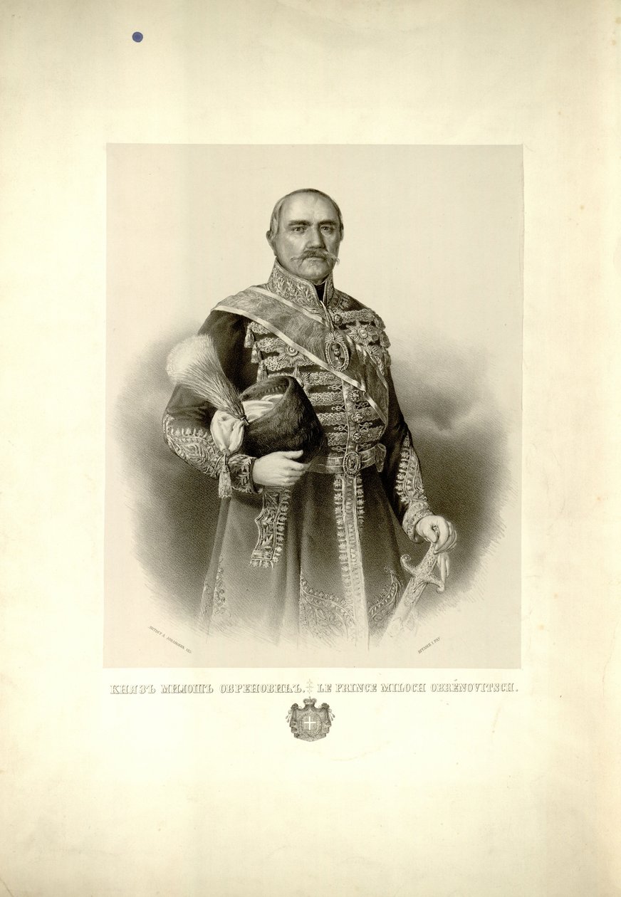 Príncipe Milos Obrenovic de Anastas Jovanović