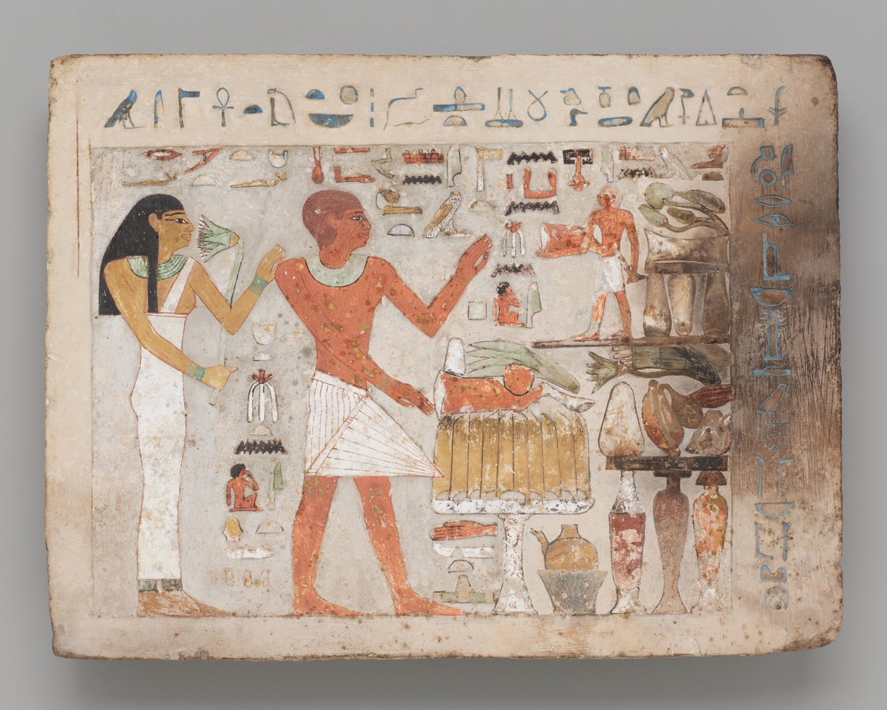 Estela de Amenemhat e Hemet de Ancient Egyptian